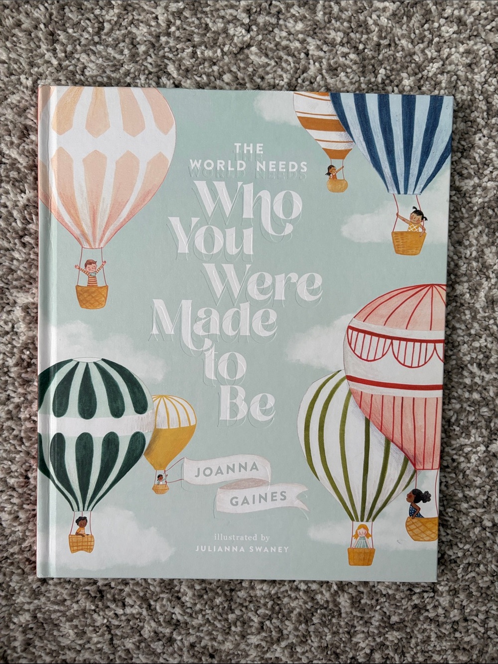 Kids Book - Who You Were Made to Be by Joanna Gaines (Mint/Multicolor)